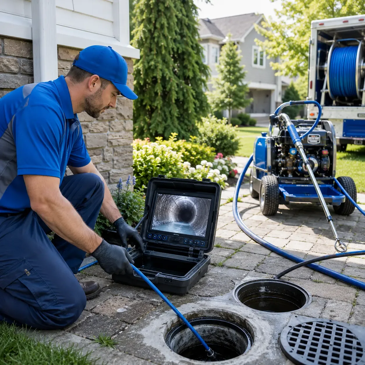 Outdoor drain cleaning professionals serving Alma, MI